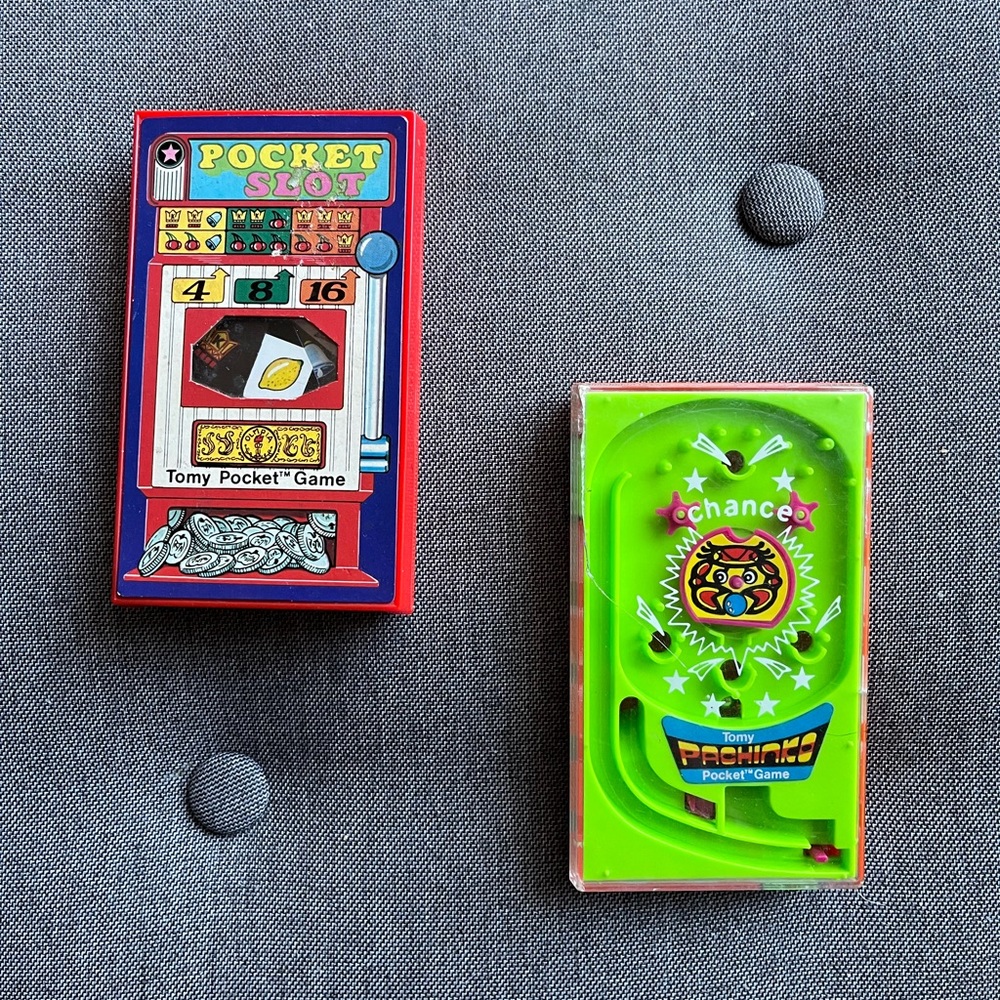 Vintage Tony Pocket Handheld Games